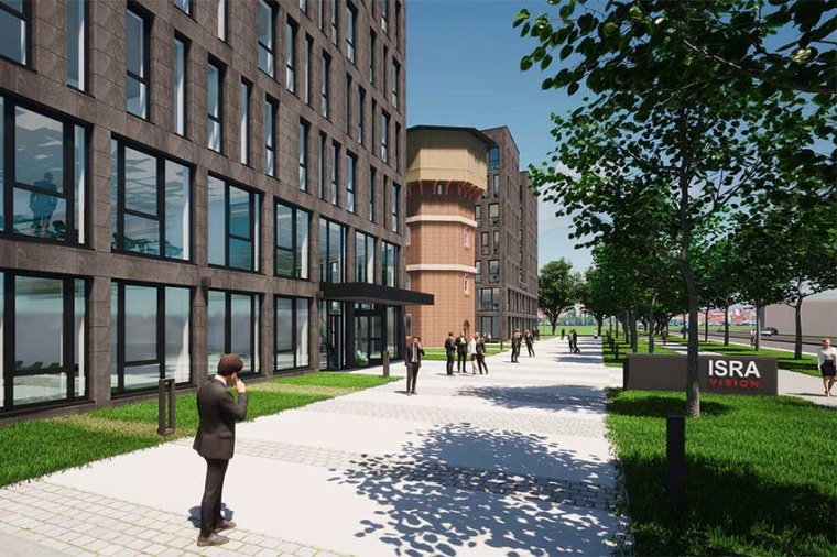 More space for Isra Vision AG: new headquarters in Darmstadt with 960...