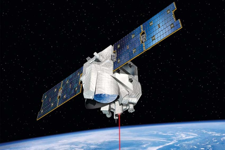 An artists impression of the MERLIN instrument based on the Myriad satellite...