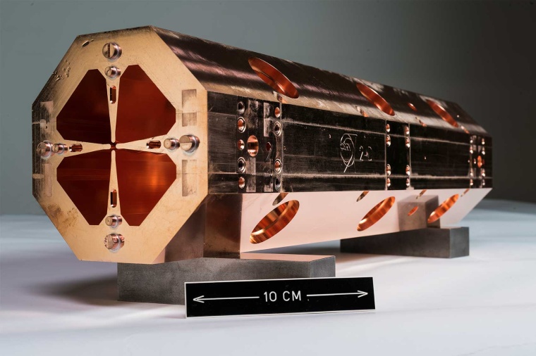 A complete quadrupole in classic design. Connected in a row, the quadrupole...