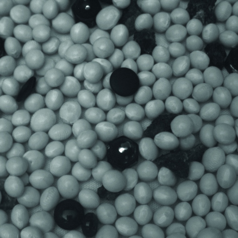 Bean sorting with Swir light (Image: Sony Semiconductor Solutions Corporation...