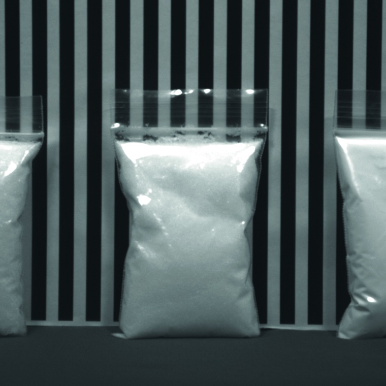 Inspection of white powdered food products with visible light (Image: Sony...