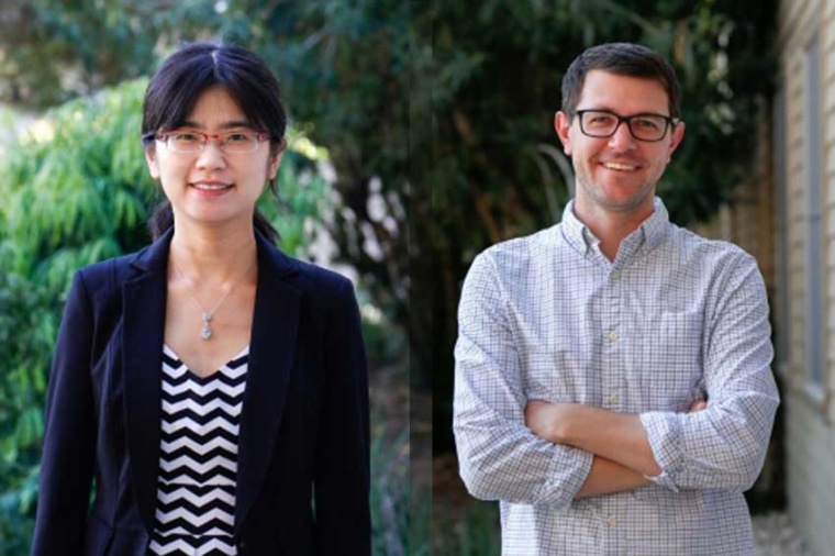 Yufei Ding (l.), Galan Moody (Source: UCSB / courtesy / WIN)