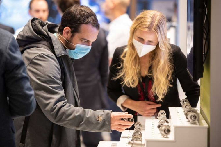 At Formnext 2021 (Source: Mesago, M. Kutt)