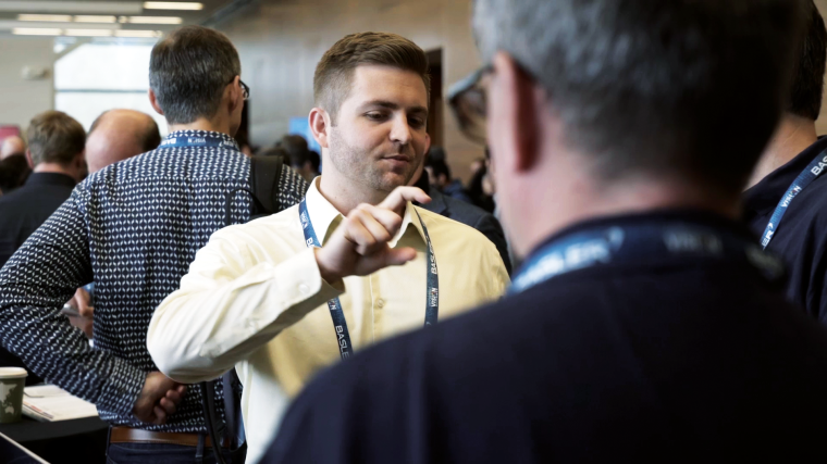 Besides the lectures and the exhibition networking is one of the key reasons to...