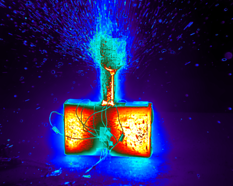 The abusive tests expose energy storage devices to a worst-case scenario to...