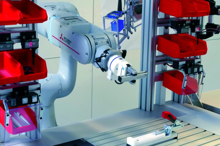 Collaborative robots can relieve the worker at the assembly workstation by...