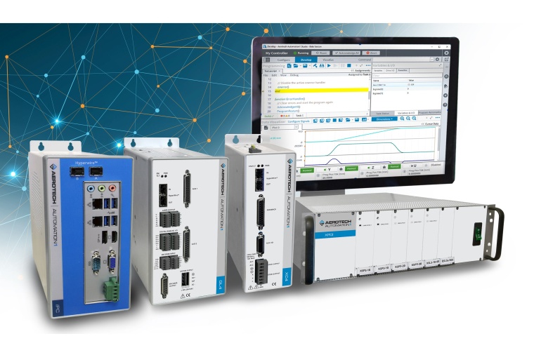 Aerotechs Automation1 control platform combines control of positioning systems...