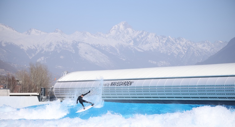 Ahead of its official opening in May 2021, a handful of the worlds best surfers...