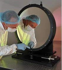 Mounted off-axis beam parabolic mirror. Image: Optical Surfaces Ltd