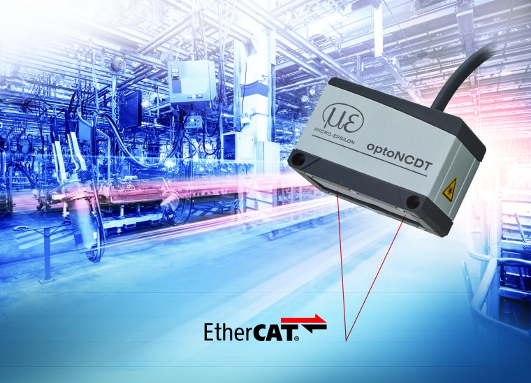 With the Opto NCDT 1900 laser triangulation sensors with Ethercat or...