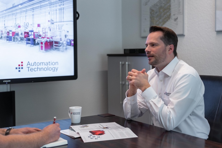 Daniel Seiler, Managing Director of Automation ­Technology, in the interview...