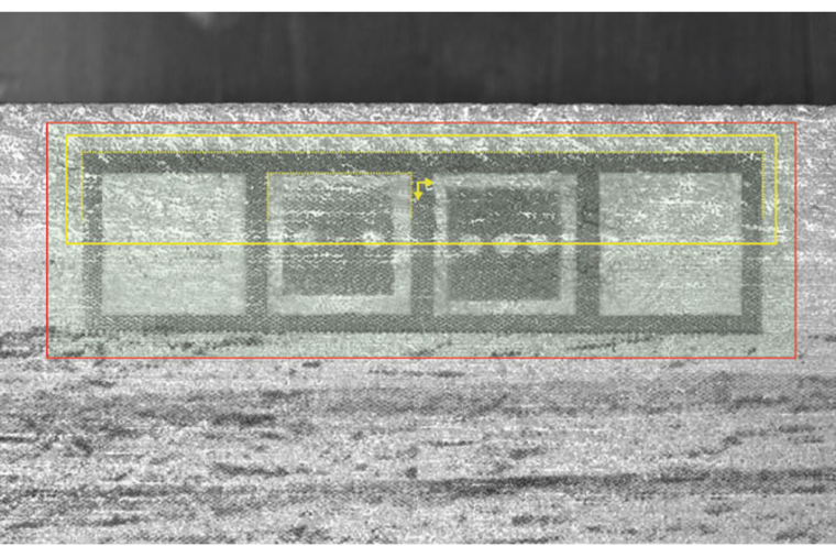 Recognising print markers and determining their position and angle. (Image: IIM)