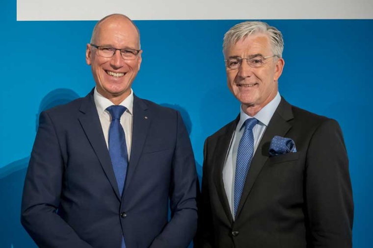 Ulrich Krauss (l.), Josef May (Source: Spectaris / Sablotny)