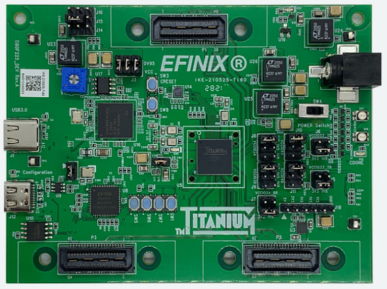 The Titanium Ti60 F225 Development Kit provides a Raspberry Pi camera module...