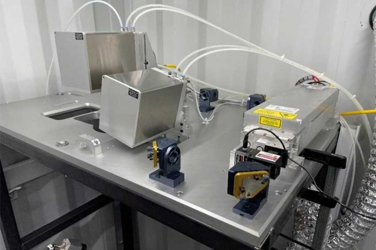 Laser processing system with double scanner and double laser approach in the...