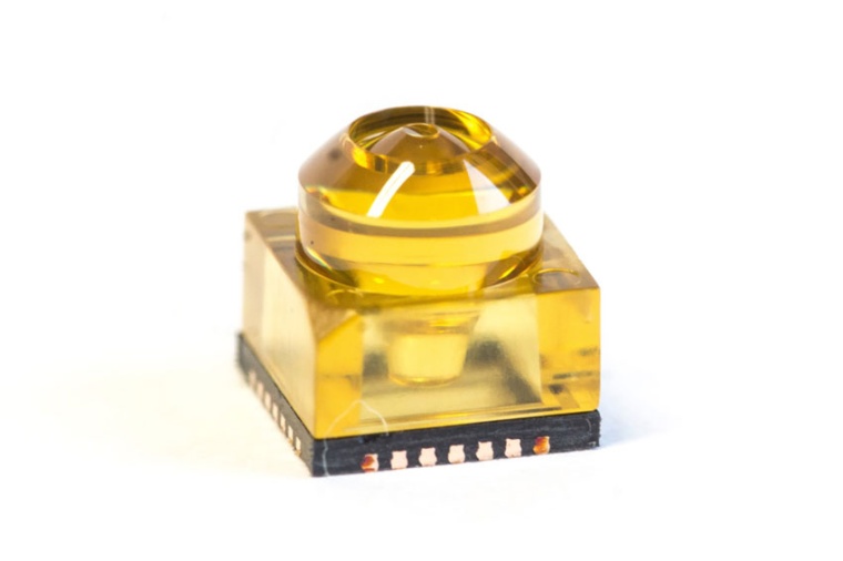 Li-Fi GigaDock transceiver for short-range, high data rate data transmission...