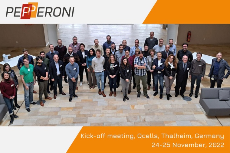 Of the Pepperoni consortium, 50 participants attended the kick-off, 40 of them...