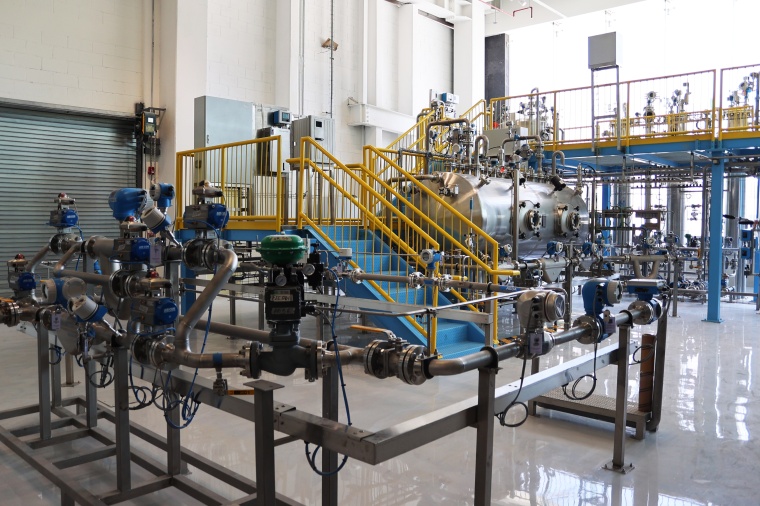In the process training centre, users can simulate the conditions of their own...