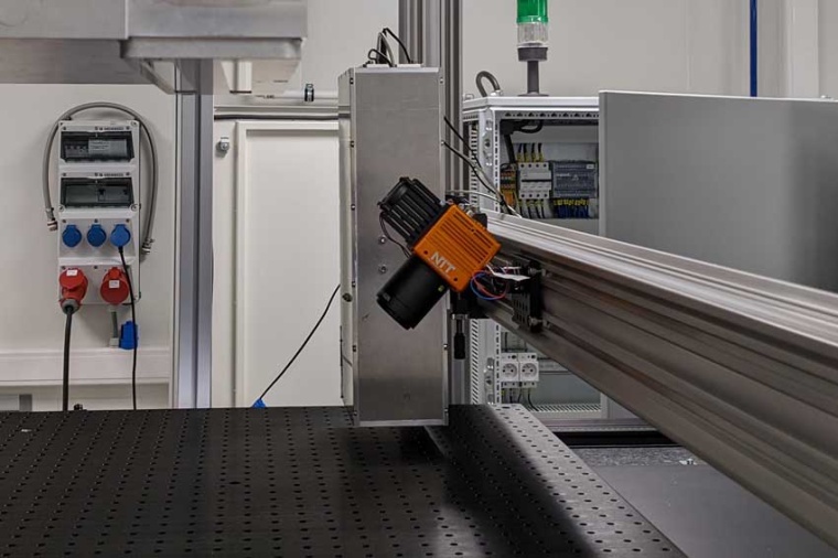 High-speed IR camera by NIT for monitoring the laser surface structuring...