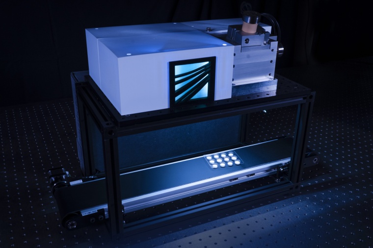 Demonstrator of an inline-capable infrared spectroscopy measurement system from...