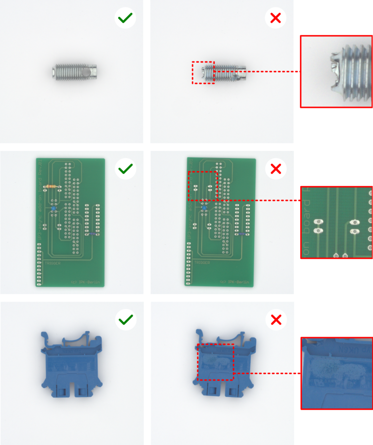 Example of anomaly detection (Image: Fraunhofer IPK)