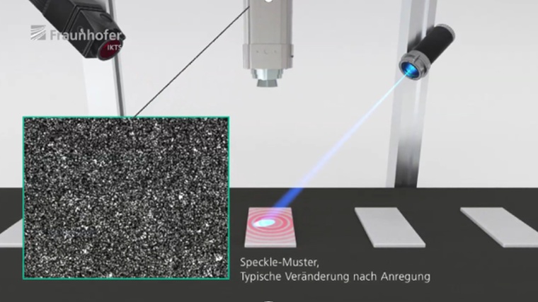 Laser speckle photometry can be used to non-destructively test almost all...
