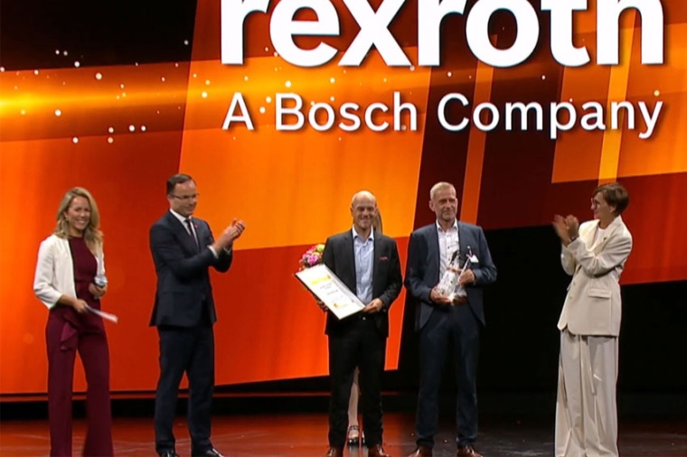 The Bosch Rexroth company was presented with the prestigious industrial prize...
