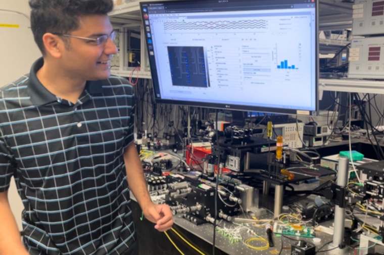 Sunil Pai and colleagues have developed a new light-based computing scheme that...