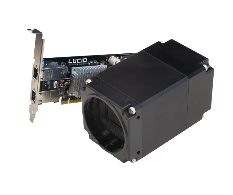 Lucids Atlas 10 camera offers 10GigE bandwidth with Remote Direct Memory Access...