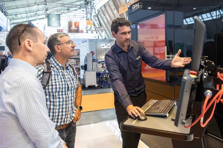 Lasys 2022 again in Mahle Hall (Source: Messe Stuttgart)