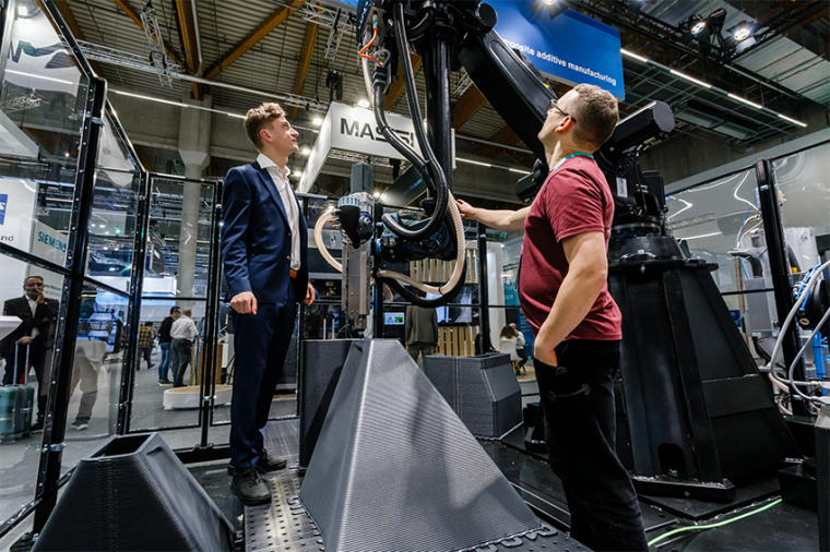 Large scale AM at Formnext 2023 (Source: Mesago / Marc Jacquemin)
