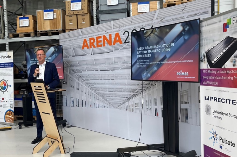 Thomas Umschlag, general manager at Primes during his speech (Source: EPIC)