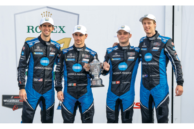 The WTR Andretti drivers won the 24 Hours at Daytona 2023. Image: Wayne Taylor...