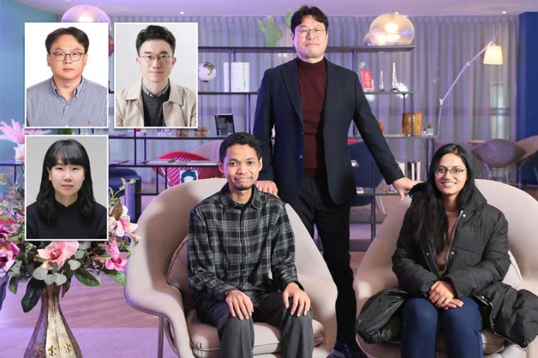 Top row l-r: Jungki Ryu, Ji-Wook Jang, Sung-Yeon Jang; 2nd row l–r: Yuri...