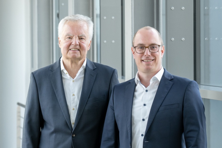 The two managing directors of IC-Haus: Dr. Heiner Flocke and Dr. Alexander...