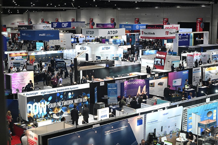 OFC 2024 exhibition, 26 – 28 March, San Diego, USA (Source: Optica)