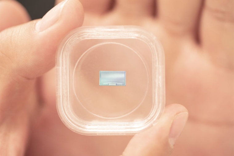 Next-gen photonic scanner-detector chip (Source: Scantinel)