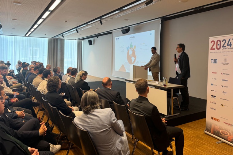 Industry presentation in the workshop at Science Center Munich-Garching...