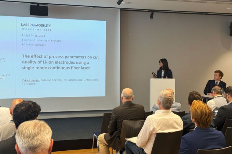 Academic presentation in the workshop at Science Center Munich-Garching...