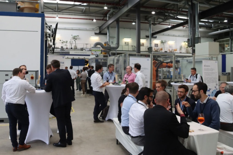Lab tour and networking event at IWB, TU Munich (Source: LaserEMobility)