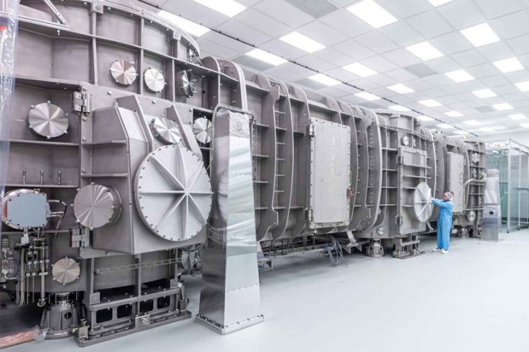 This compressor generates the ultrahigh-intensity laser pulses required for the...