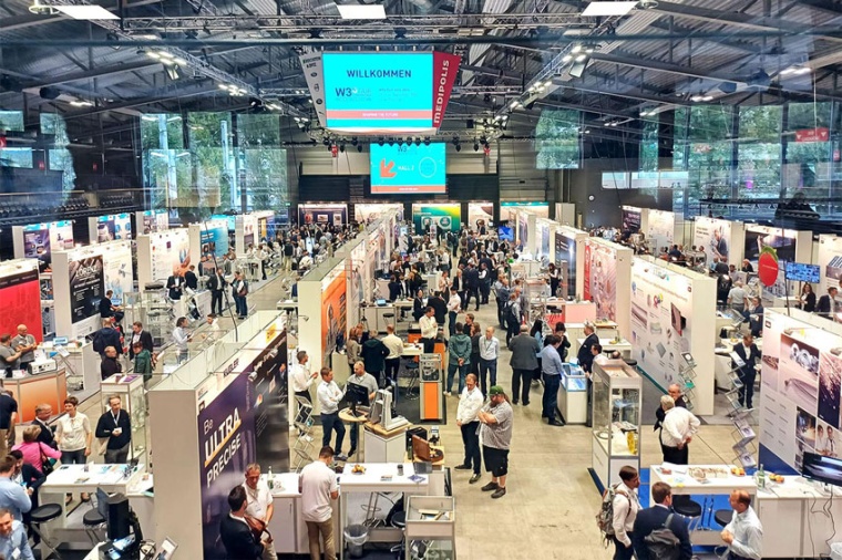 A view of the fully booked Sparkassen-Arena Jena with fifty new exhibitors in...