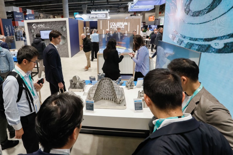 Impression from the first day at Formnext (Source: Mesago / M. Jaquemin)