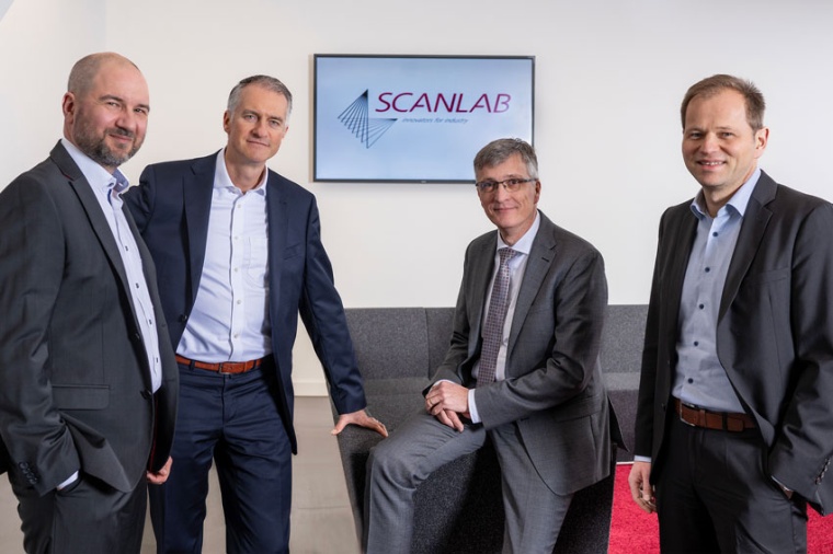 The new Scanlab management team as of January 2025 (l–r) Alexander Staudt, Dr...