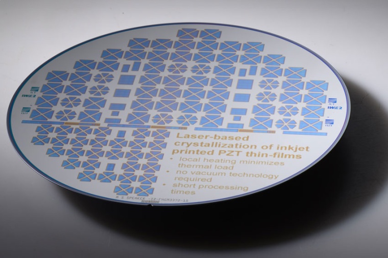 Technical structures and any geometrical shape can be applied to the wafer...