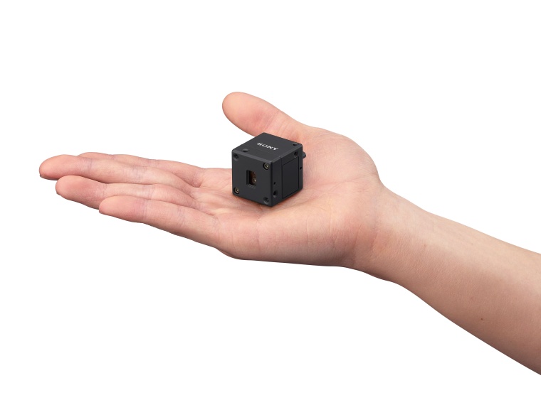 The AS-DT1 LiDAR depth sensor measures 29 x 29 x 31 mm and weighs 50 g. Bild:...