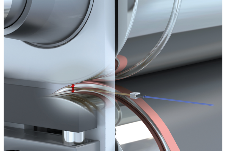 Capacitive flat sensors are used for monitoring and controlling calender and...