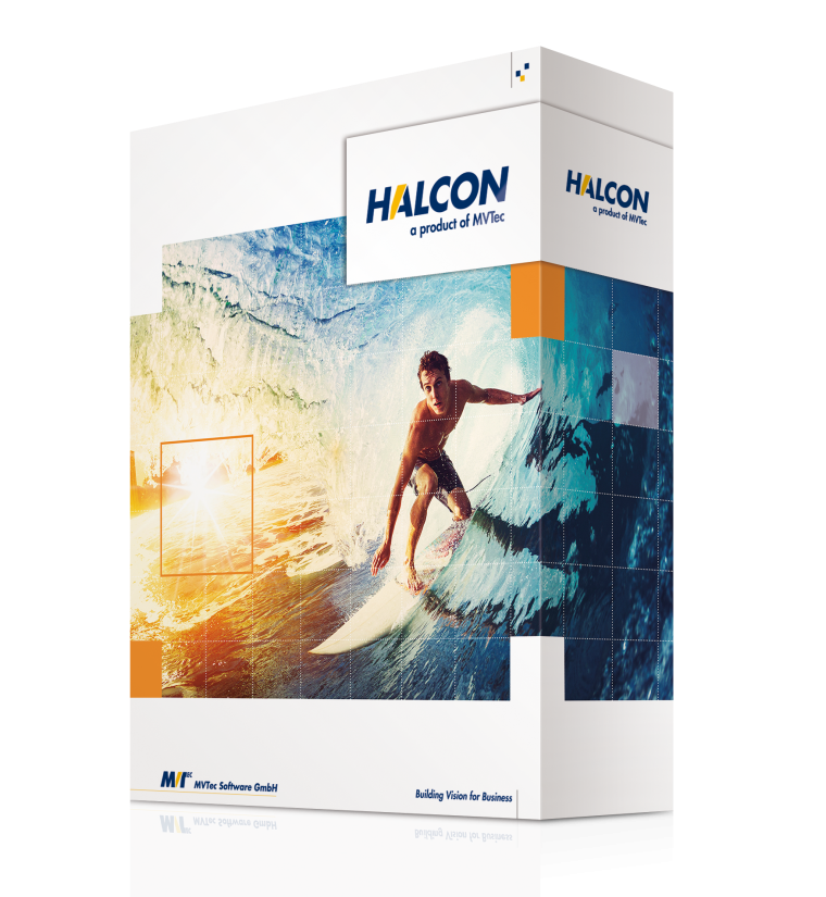 Die Software-Box von Halcon, eines der Produkte von MVTec