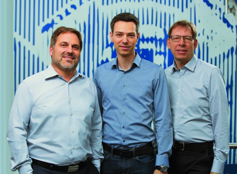 V.l.n.r.: Ralf Grasmann, Tobias Thullner, Uwe Hagmaier