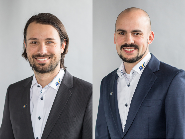 Mario Bohnacker, neuer Technical Product Manager (l.) und Christian Eckstein,...